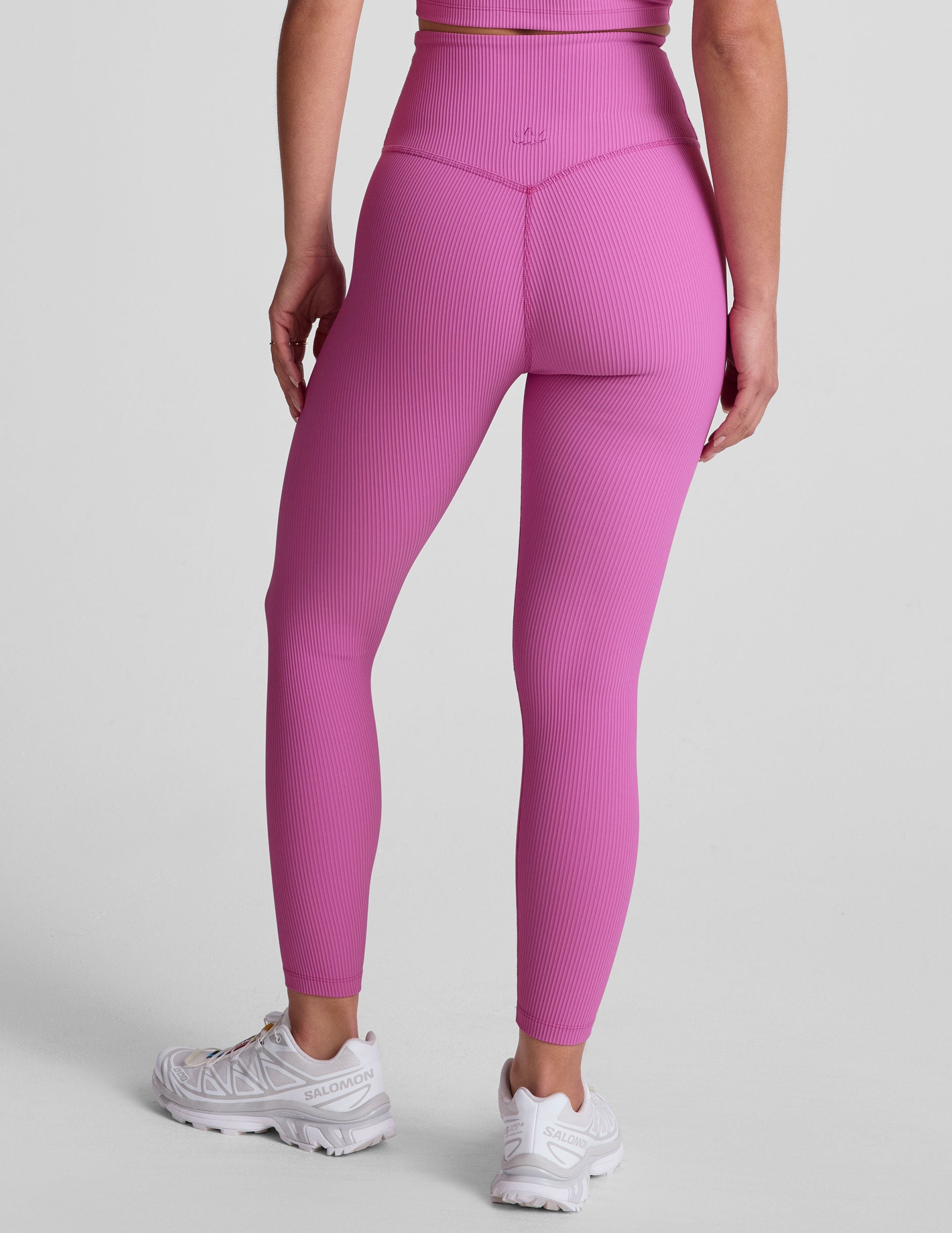 Women's Impulse Ribbed Midi Legging: High Waist, No Seam, Active Comfort
