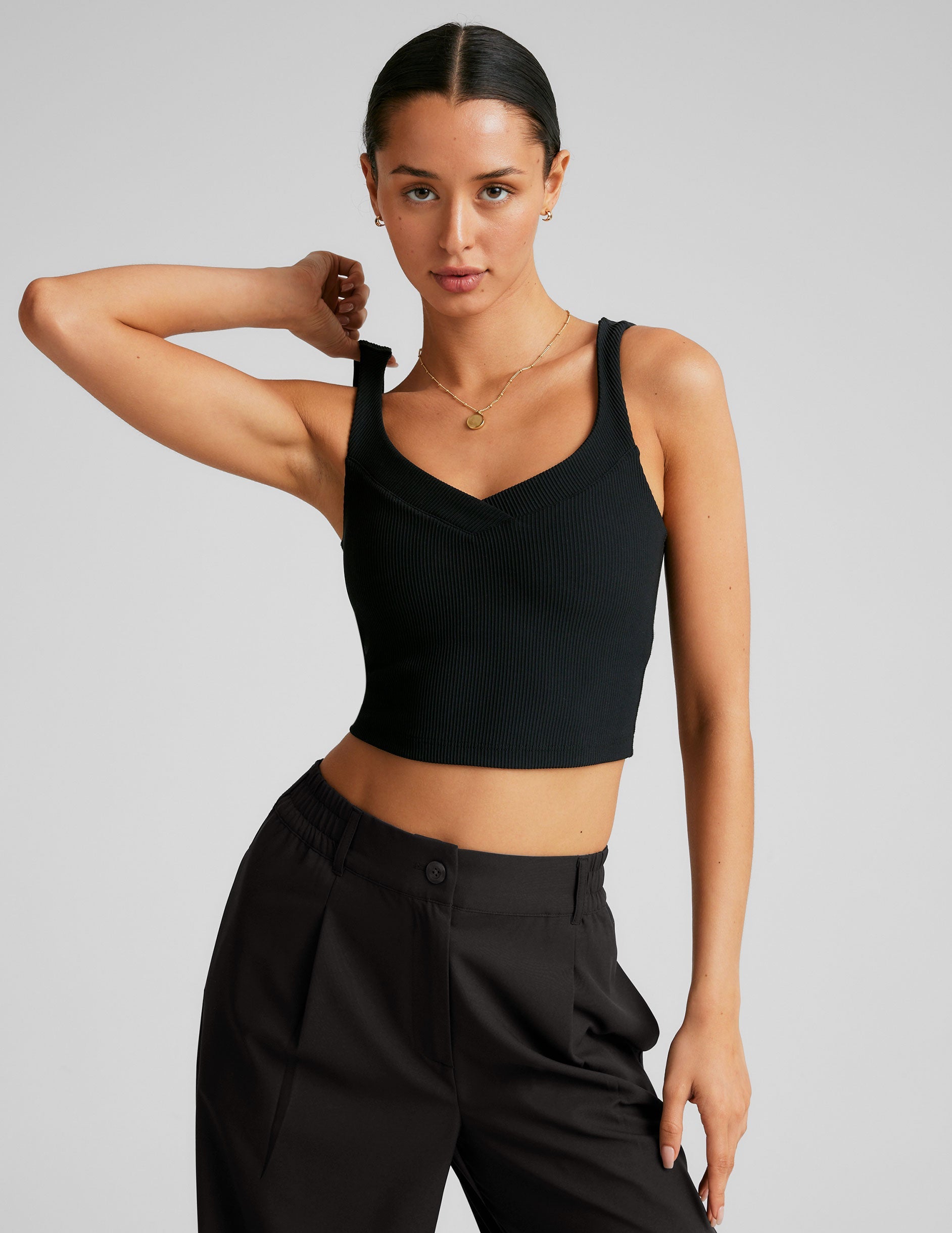 Beyond Yoga Impulse Ribbed Cropped Tank Top for Active Lifestyles