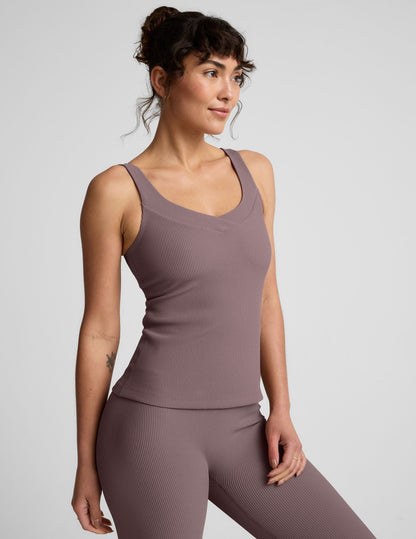 Impulse Ribbed Classic Tank Top: Supportive Workout & Everyday Comfort