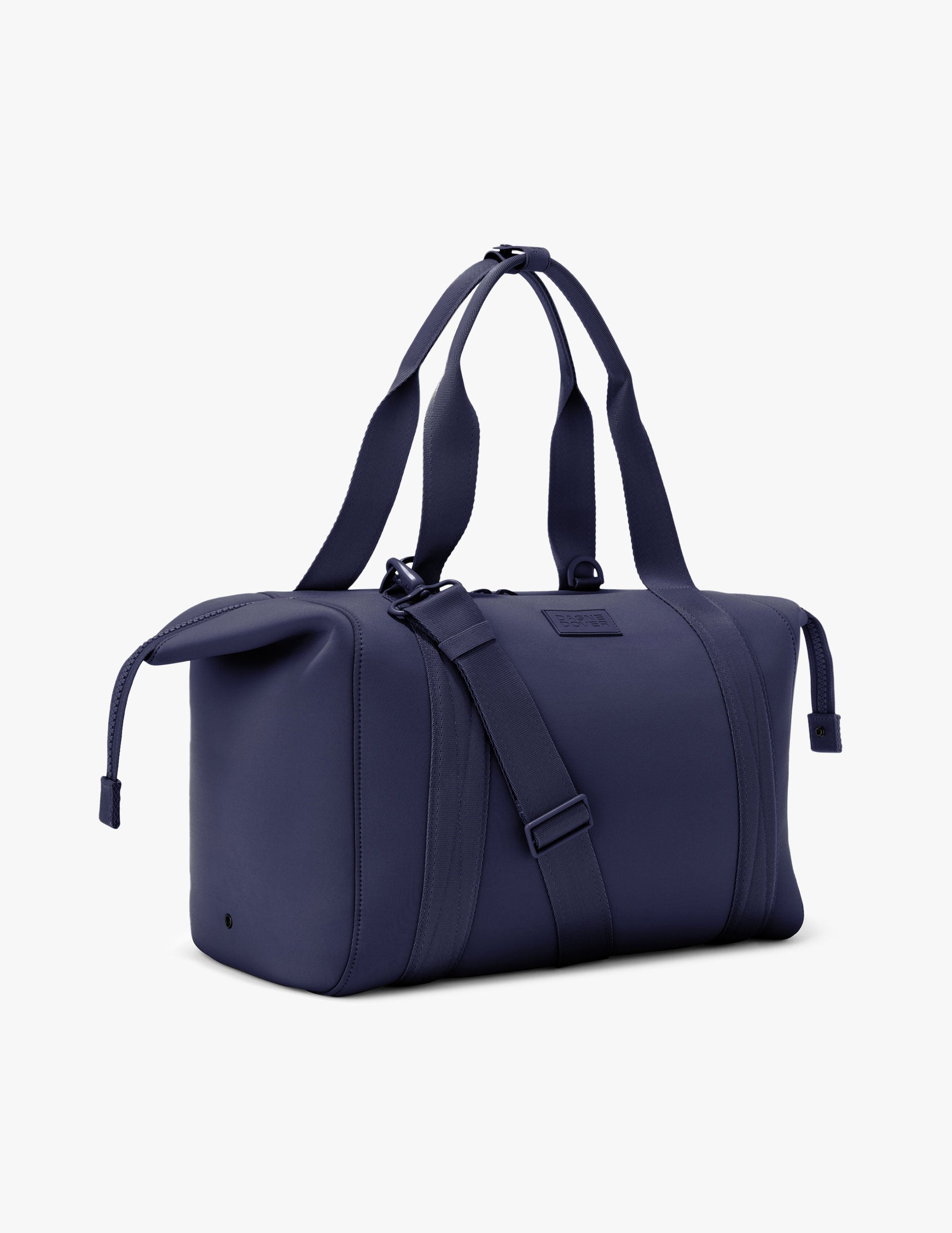 Dagne Dover Landon Large Carryall Bag: Lightweight Neoprene Travel Tote with Laptop Sleeve