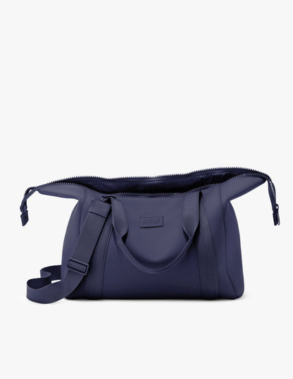 Dagne Dover Landon Large Carryall Bag: Lightweight Neoprene Travel Tote with Laptop Sleeve