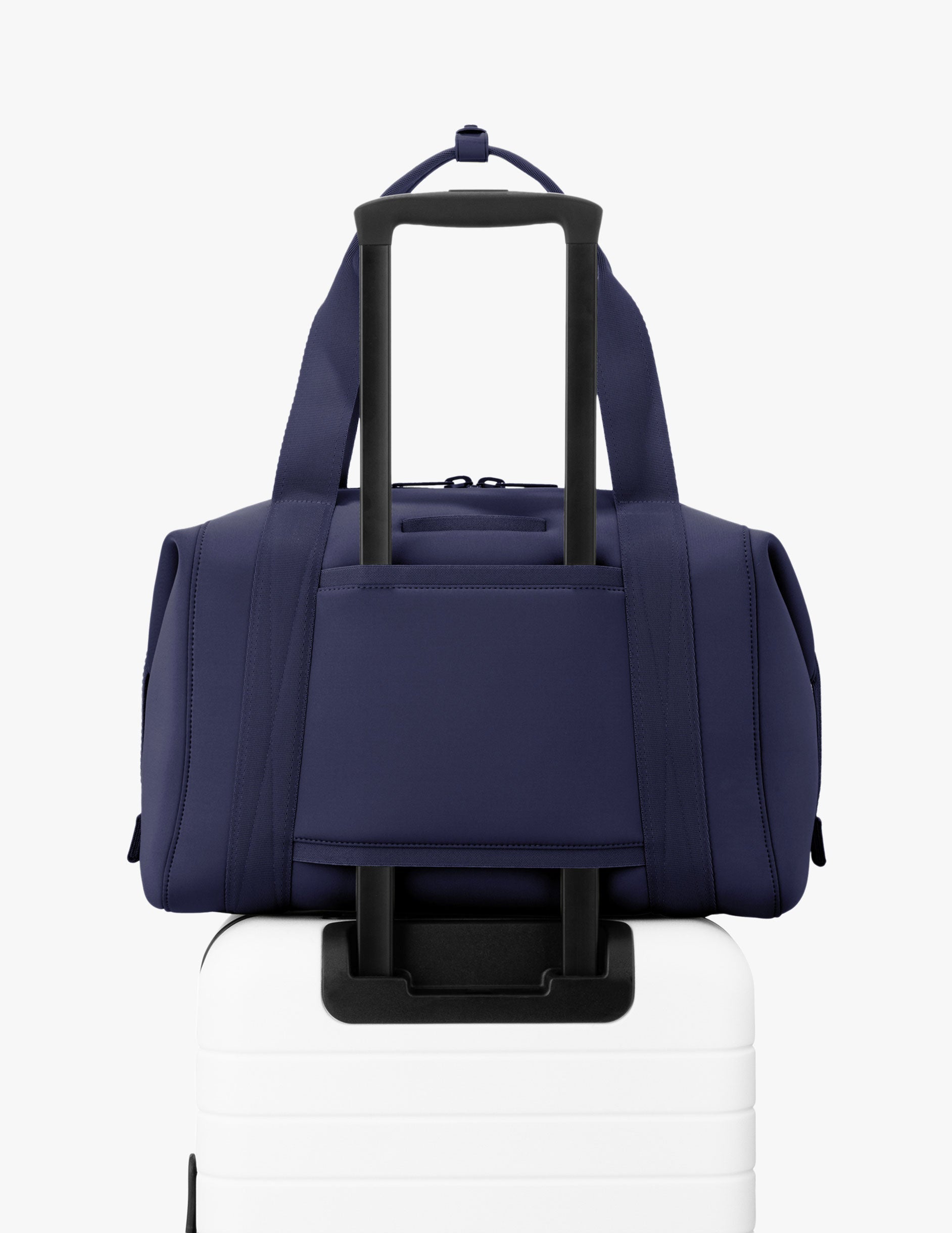 Dagne Dover Landon Large Carryall Bag: Lightweight Neoprene Travel Tote with Laptop Sleeve
