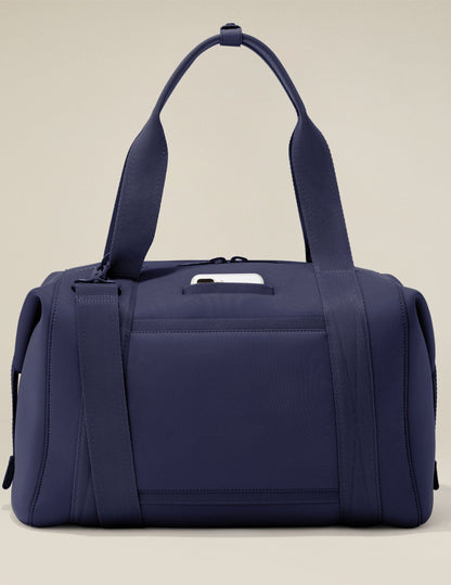 Dagne Dover Landon Large Neoprene Carryall: Versatile Travel Weekender Bag with Laptop Sleeve