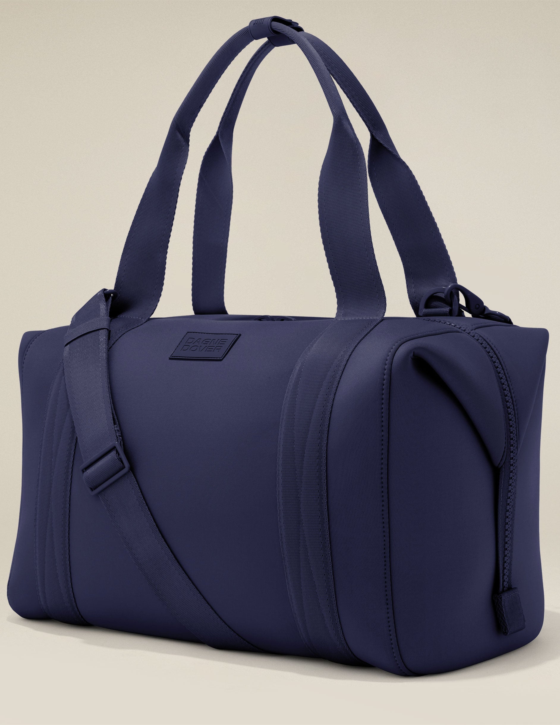Dagne Dover Landon Large Neoprene Carryall: Versatile Travel Weekender Bag with Laptop Sleeve
