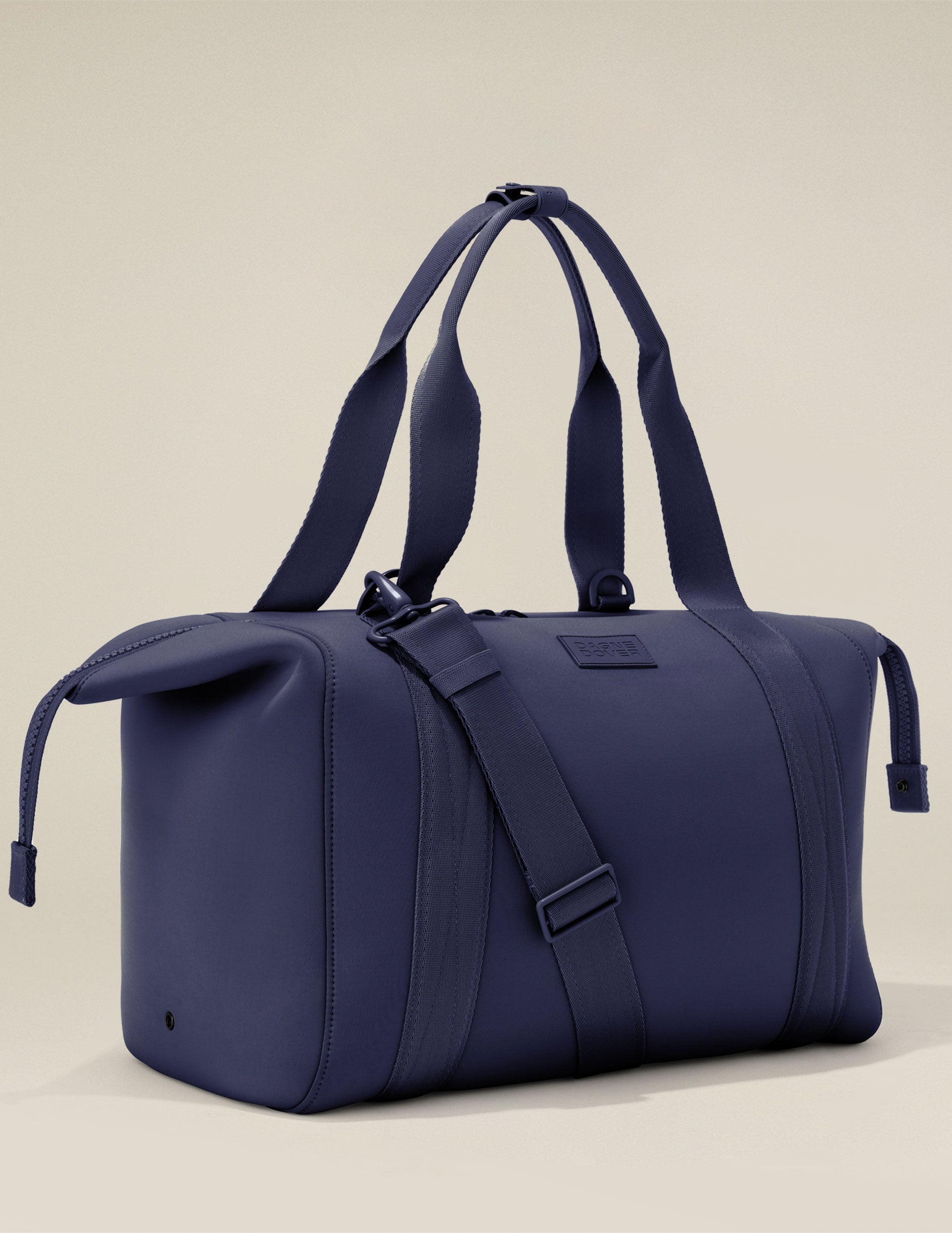 Dagne Dover Landon Large Neoprene Carryall: Versatile Travel Weekender Bag with Laptop Sleeve