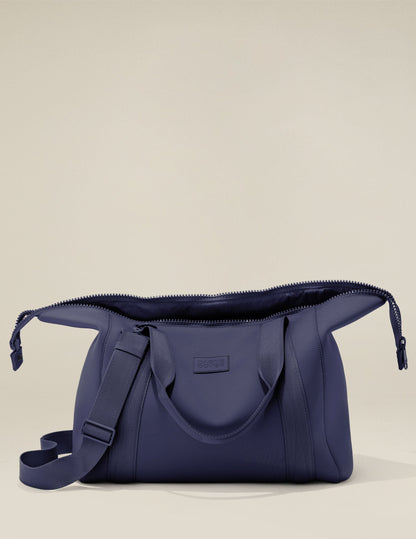Dagne Dover Landon Large Neoprene Carryall: Versatile Travel Weekender Bag with Laptop Sleeve