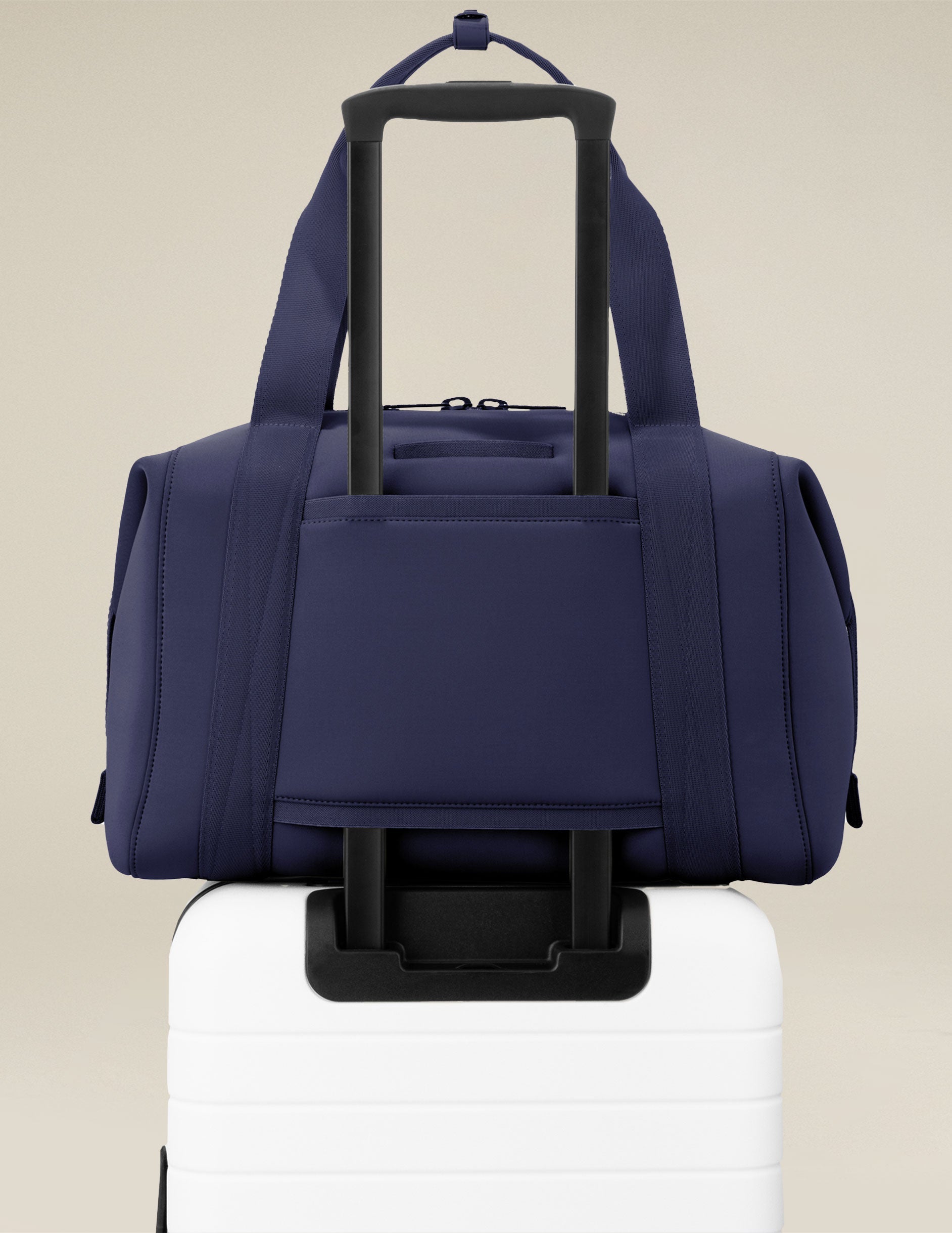 Dagne Dover Landon Large Neoprene Carryall: Versatile Travel Weekender Bag with Laptop Sleeve