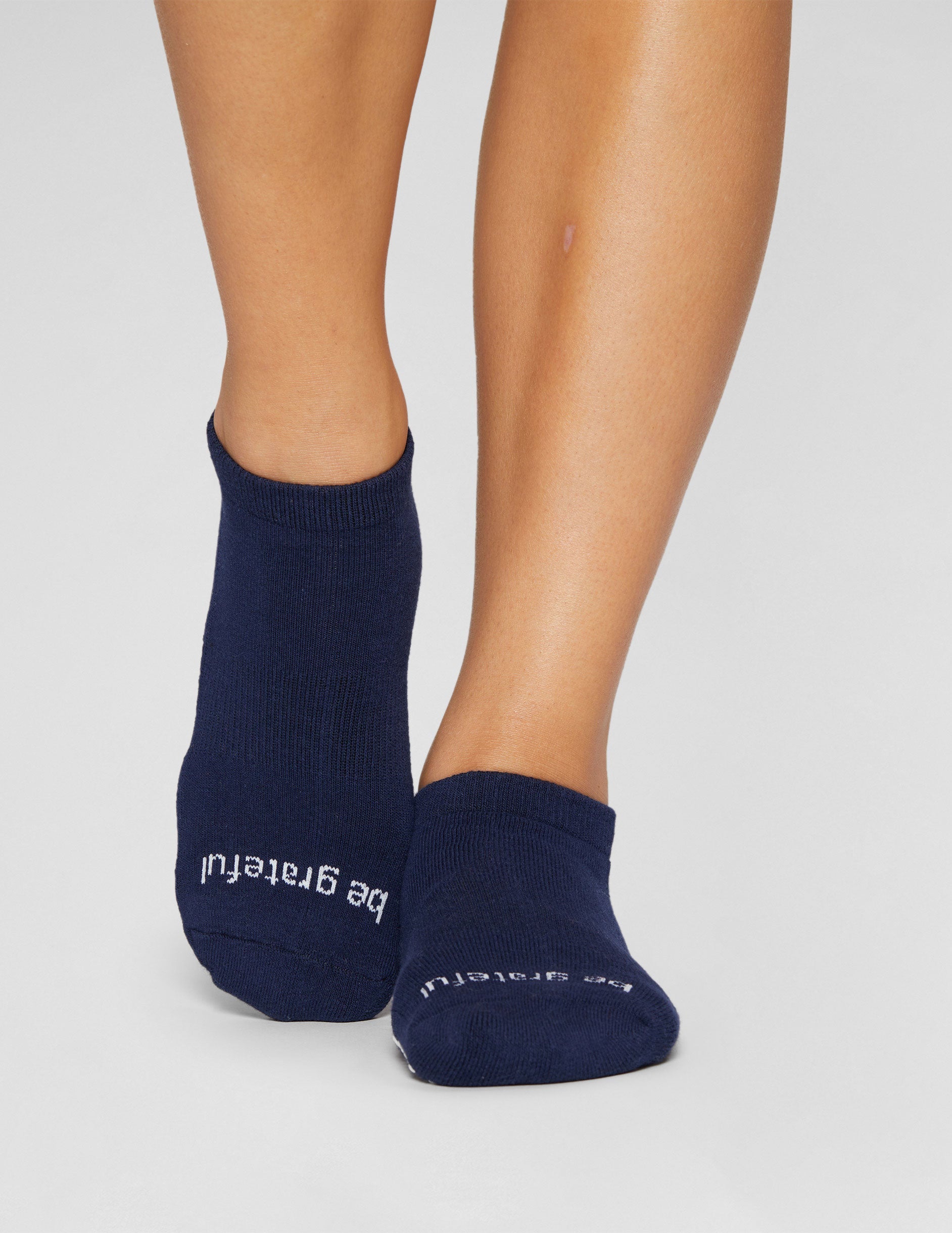 Sticky Be Grateful Non-Slip Grip Socks for Yoga Pilates Comfort
