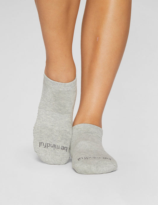 Sticky Be Mindful Non-Slip Yoga Pilates Socks with Padded Grip