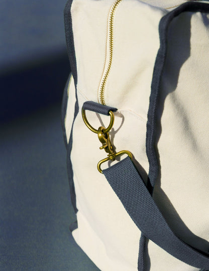 Navy Canvas Pickleball Tote Bag by Beyond Yoga: Pouch, Strap, Pockets