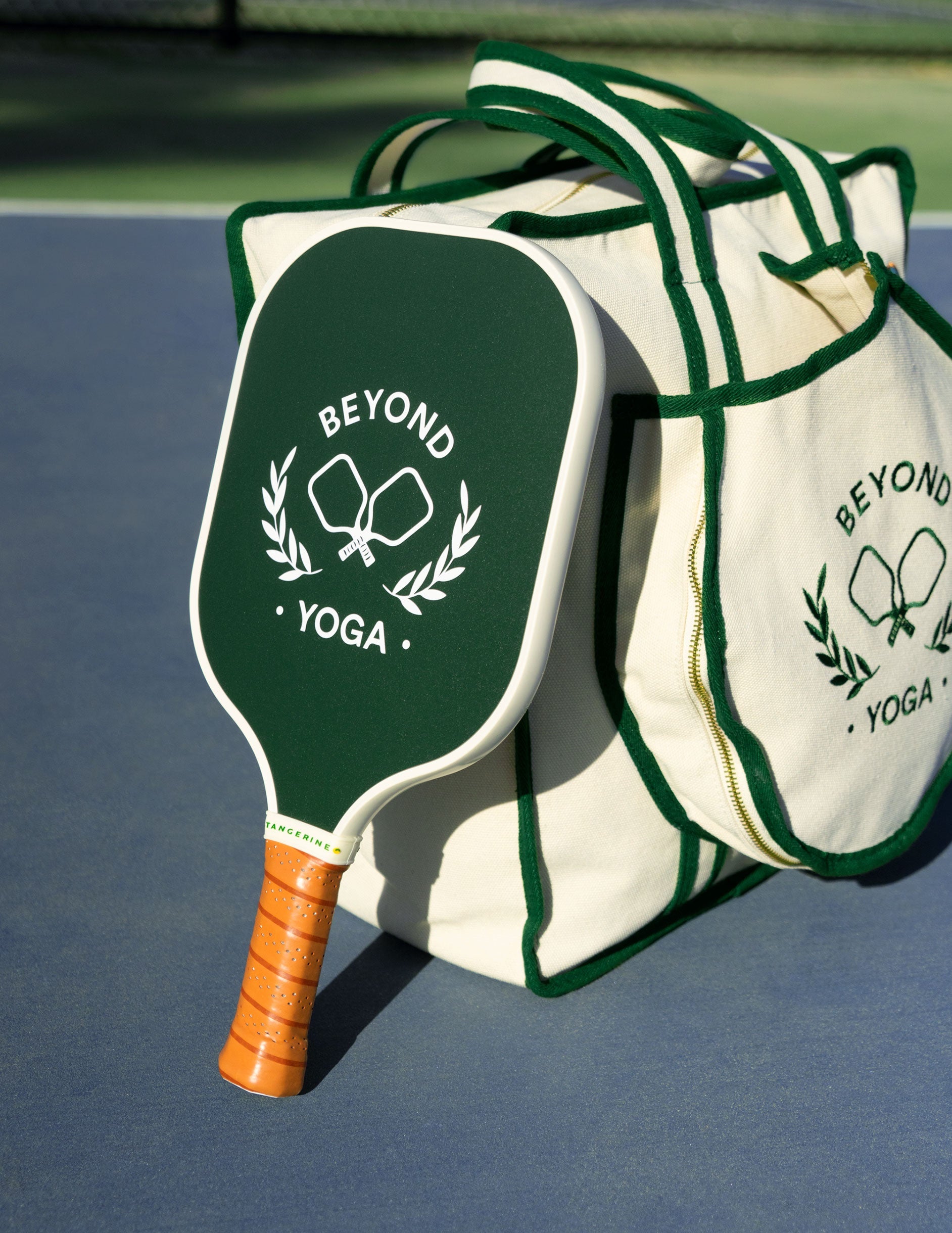 Beyond Yoga Performance Pickleball Paddle: Lightweight, Durable, Fiberglass Surface, Honeycomb Core