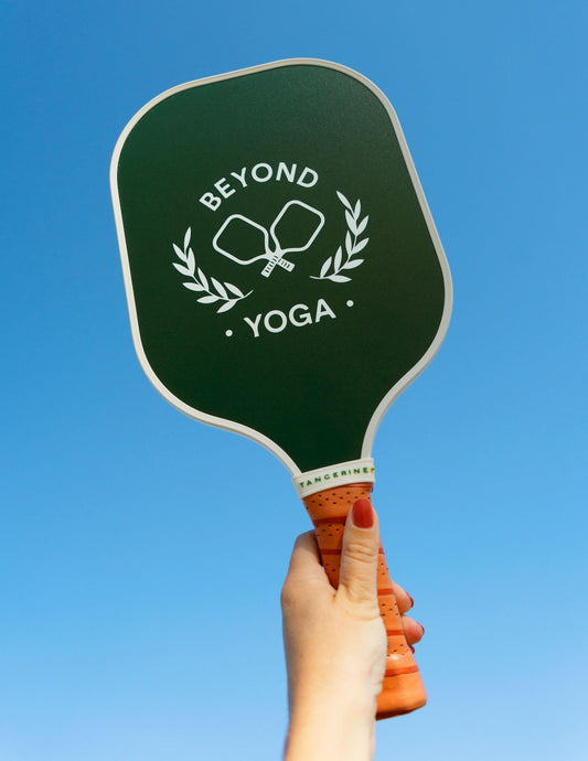 Beyond Yoga Performance Pickleball Paddle: Lightweight, Durable, Fiberglass Surface, Honeycomb Core