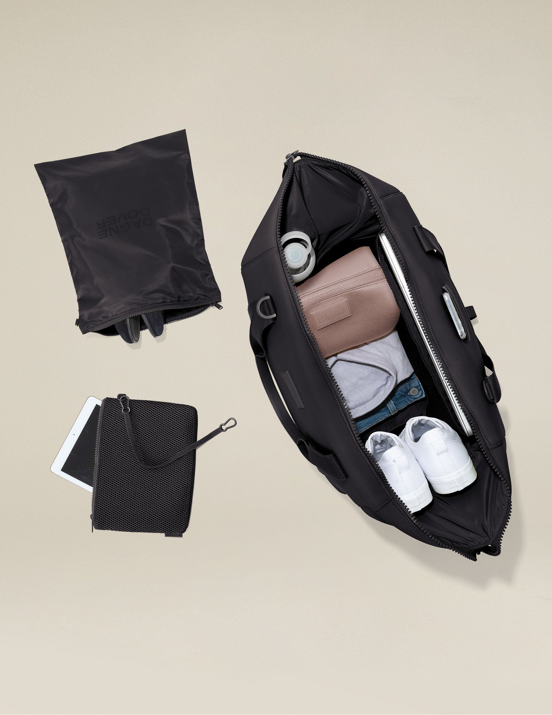 Dagne Dover Landon Medium Carryall Bag - Premium Neoprene, Organized, Versatile