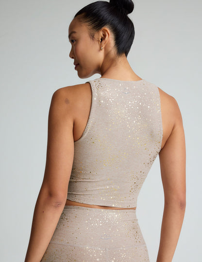 Chai Lucky Stars SoftShine Square Neck Cropped Tank for Women