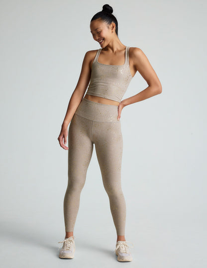 Chai Lucky Stars SoftShine Square Neck Cropped Tank for Women
