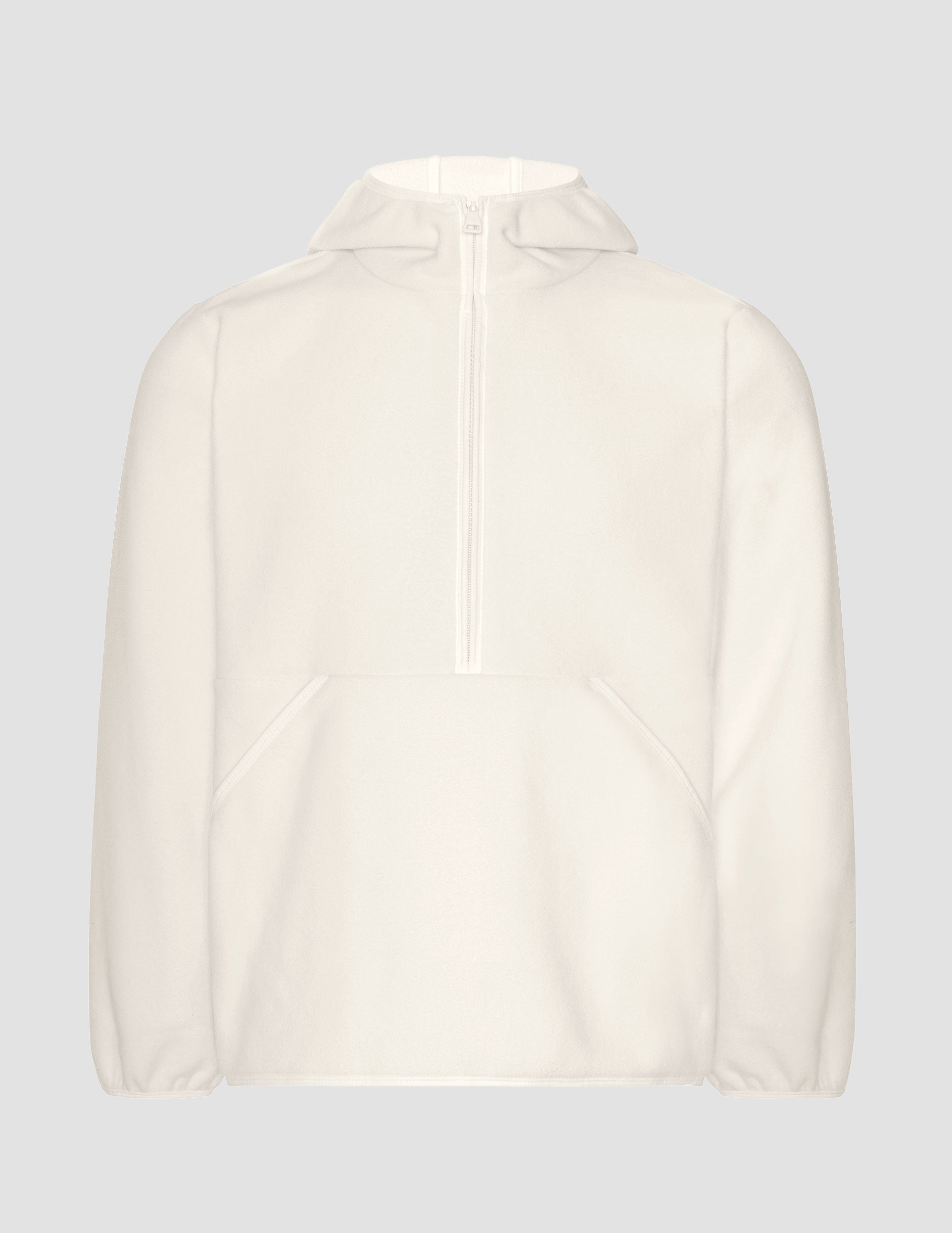 Women's Cozy Fleece Half-Zip Pullover Jacket with Hood and Kangaroo Pocket