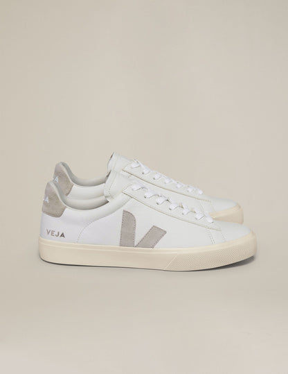 VEJA Campo ChromeFree Leather Sneakers - Sustainable Low-Top Comfort Footwear