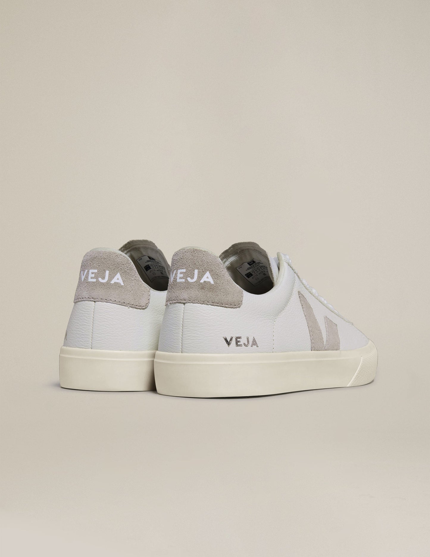VEJA Campo ChromeFree Leather Sneakers - Sustainable Low-Top Comfort Footwear
