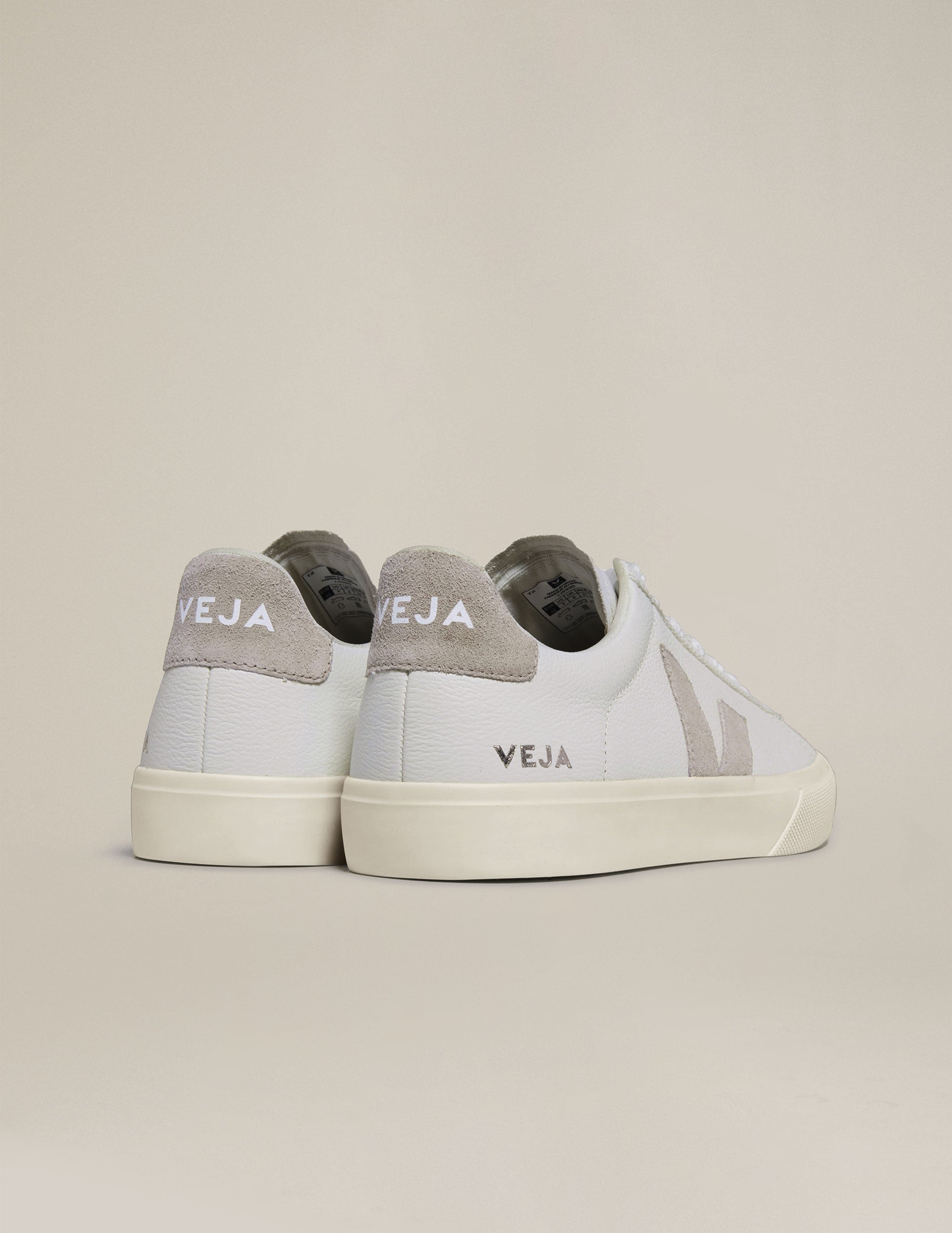 VEJA Campo ChromeFree Leather Sneakers - Sustainable Low-Top Comfort Footwear