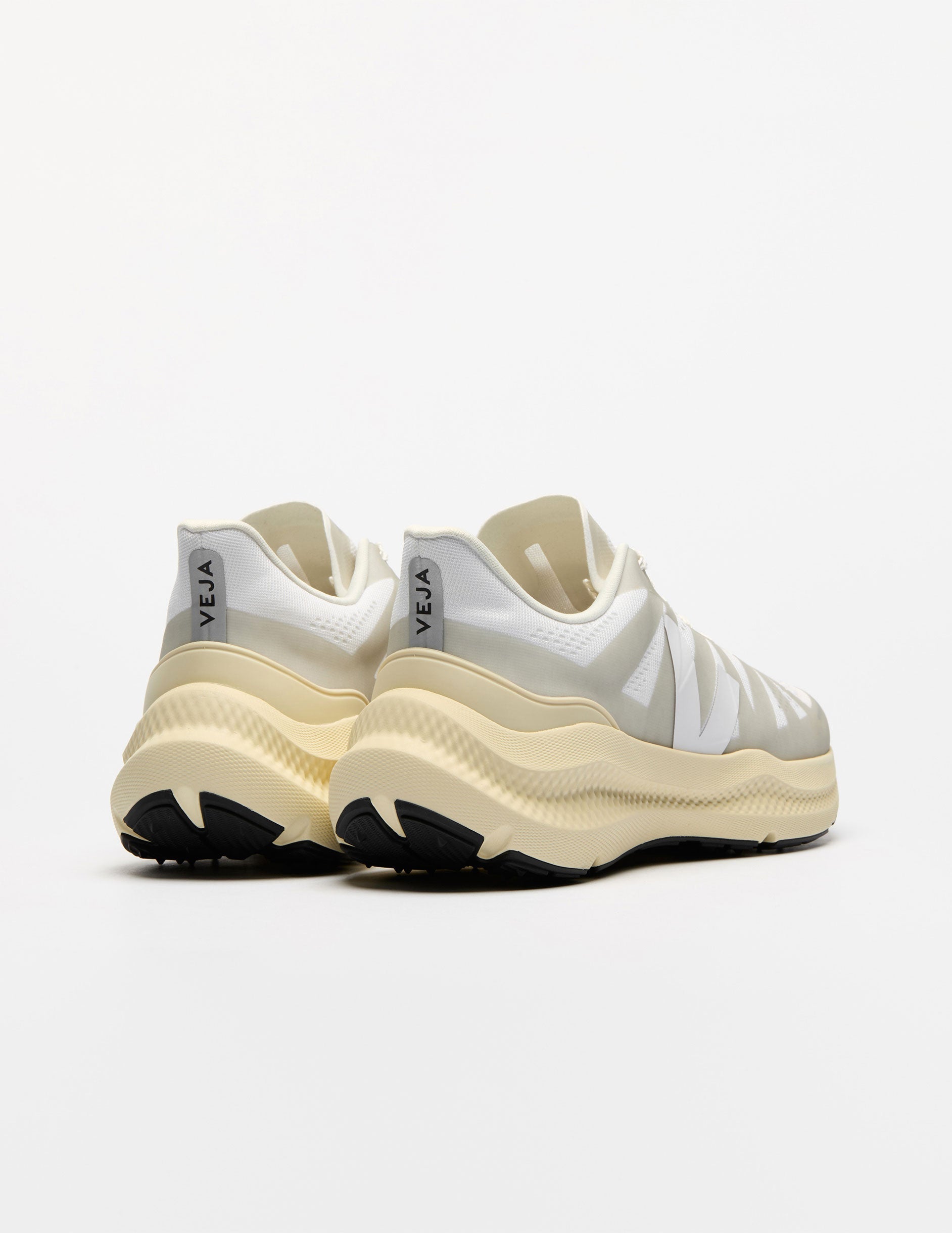 VEJA Condor 3 Full White Running Shoes - Responsive Stability, Breathable Comfort