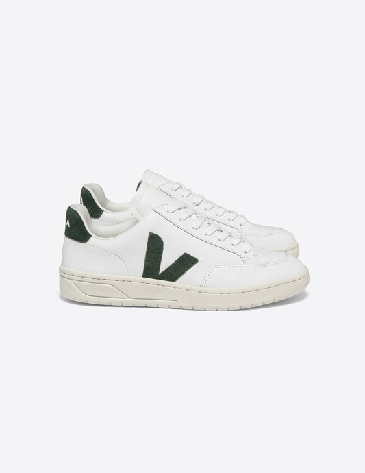 Veja V-12: Sustainable Leather Everyday Sneakers for Comfort and Style