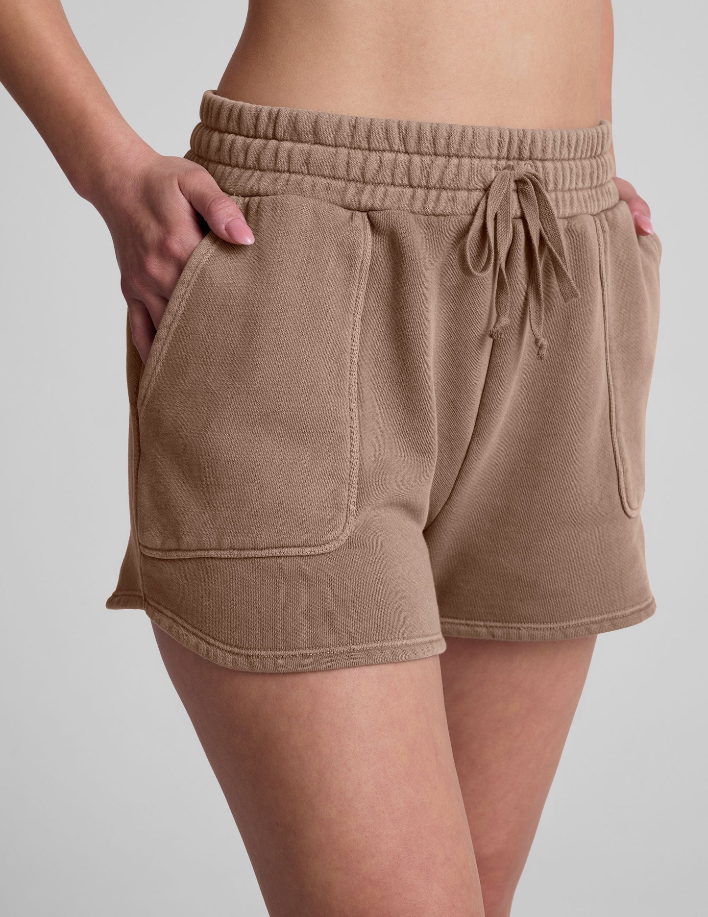 Soft Terry Drawstring Beach Shorts with Pockets for Ultimate Comfort and Style