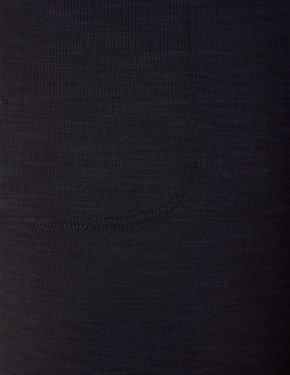 Beyond Yoga Heather Rib Street Joggers: Black Slim Fit, High-Waisted Comfort