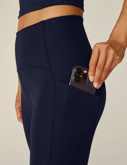 POWERBEYOND™ Midi Pocket Leggings 2.0: Sculpting Compression, High-Waist, Side Pockets