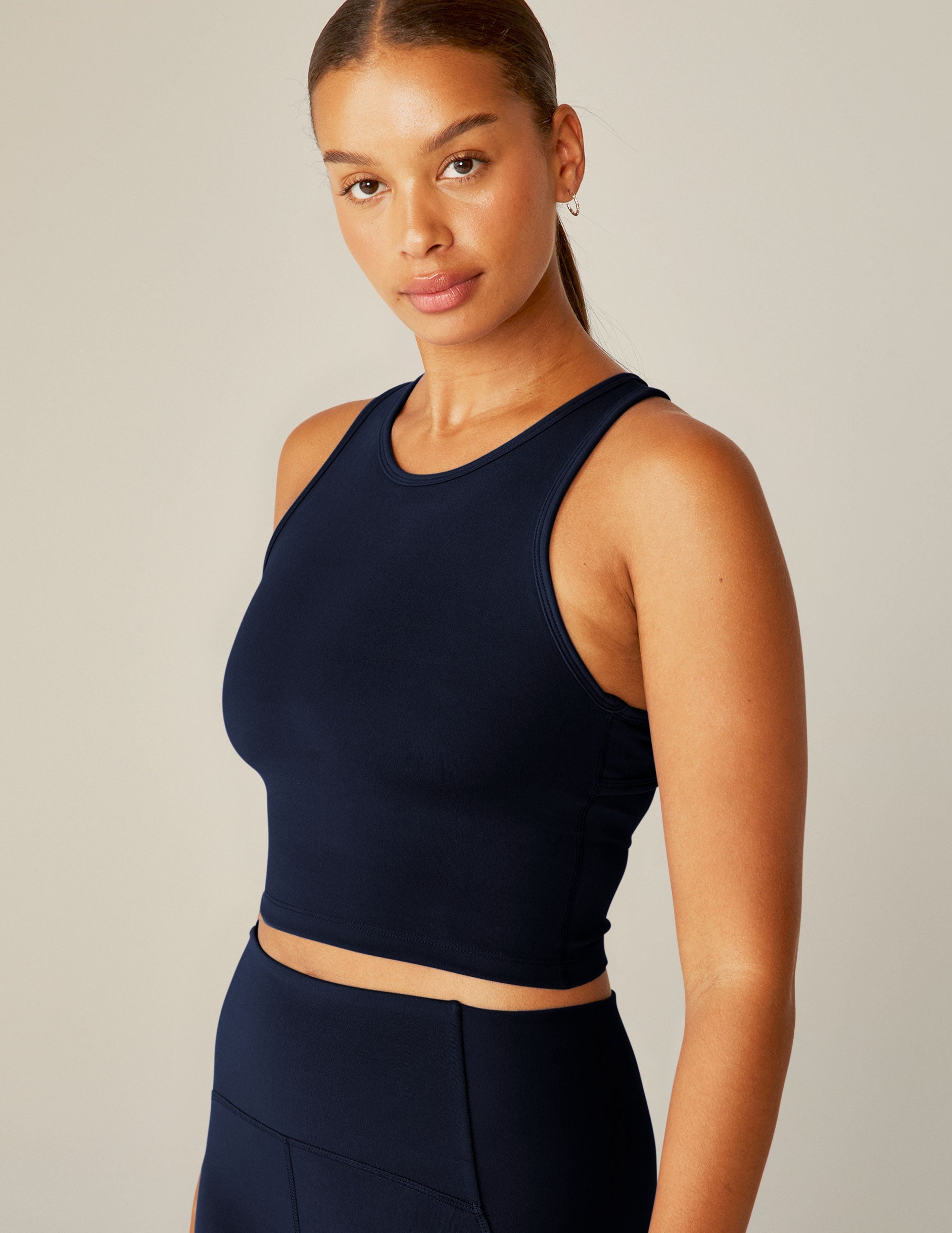 Beyond Yoga POWERBEYOND™ Strive Cropped Tank Top - Ultimate Support Activewear