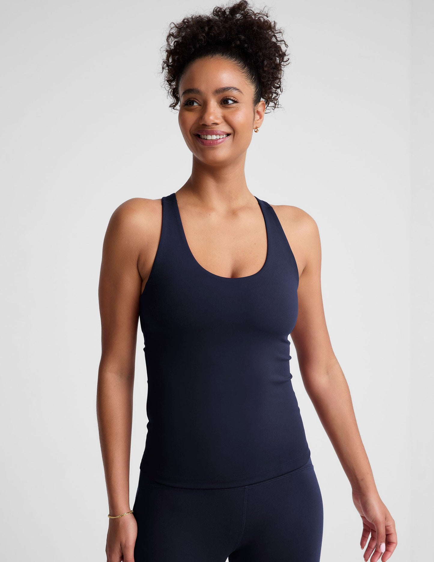 Beyond Yoga POWERBEYOND™ Supportive Workout Tank with Built-In Bra, Sculpting Fit