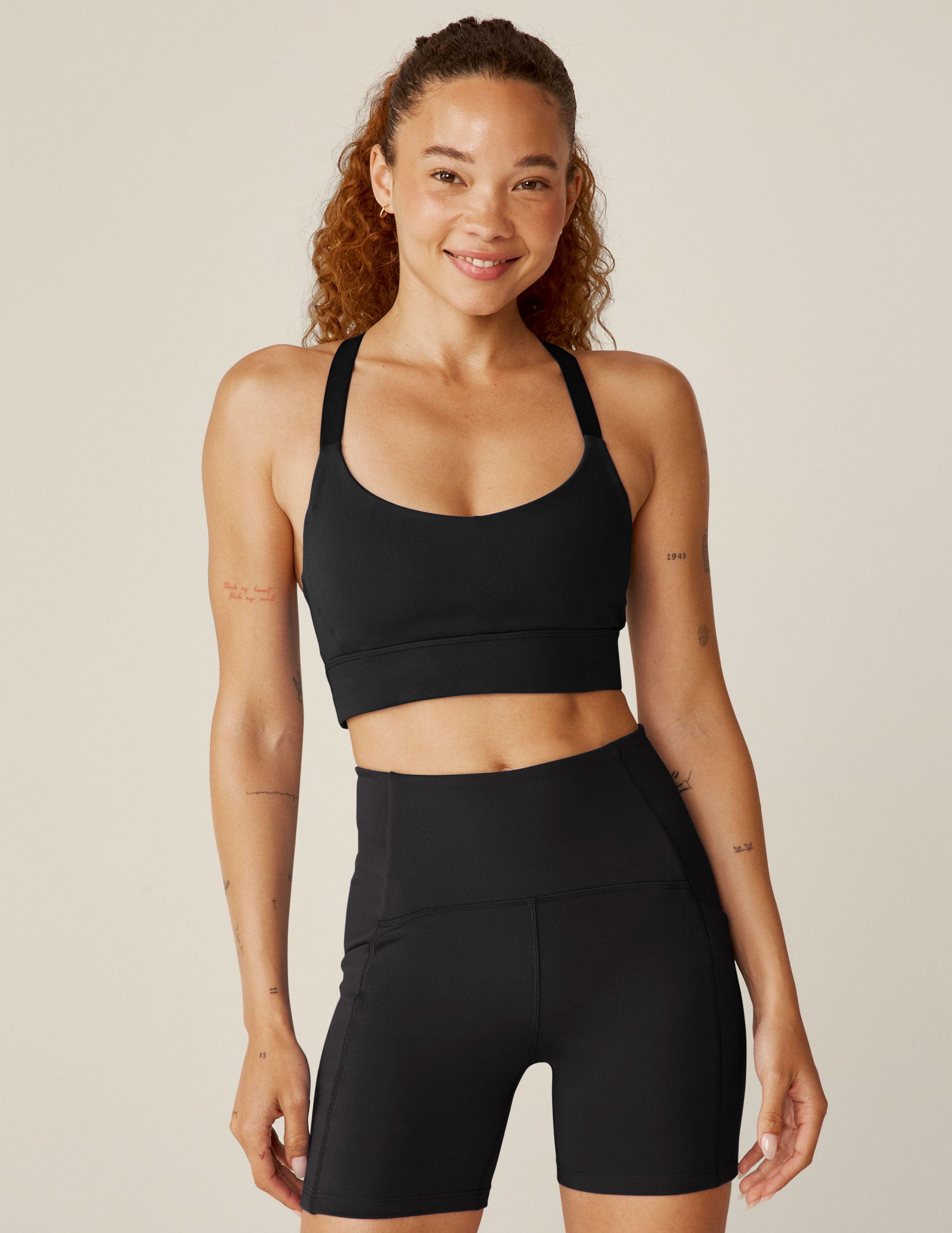 POWERBEYOND Strive Long Line Bra: Sculpting Activewear Top for Medium-High Support