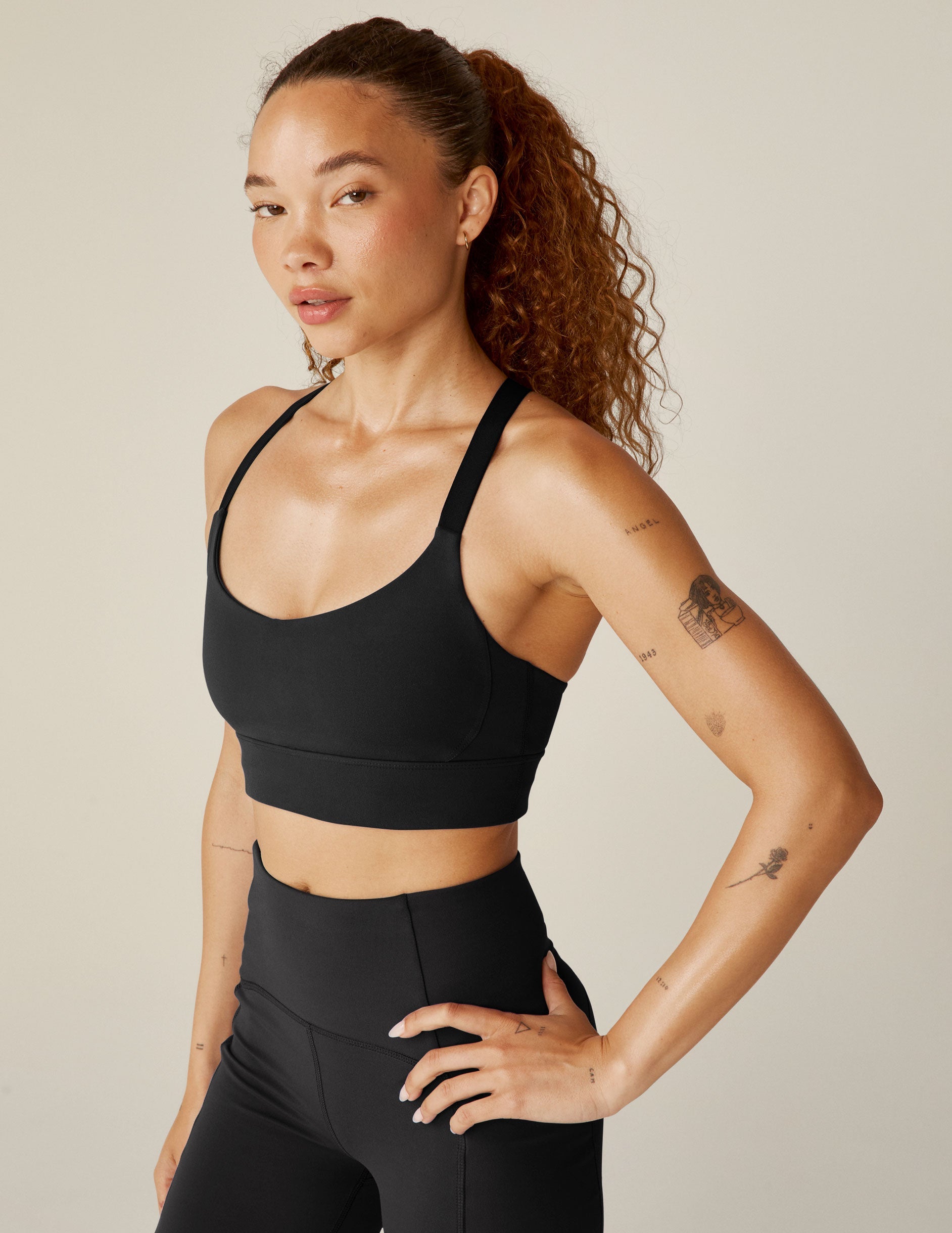 POWERBEYOND Strive Long Line Bra: Sculpting Activewear Top for Medium-High Support