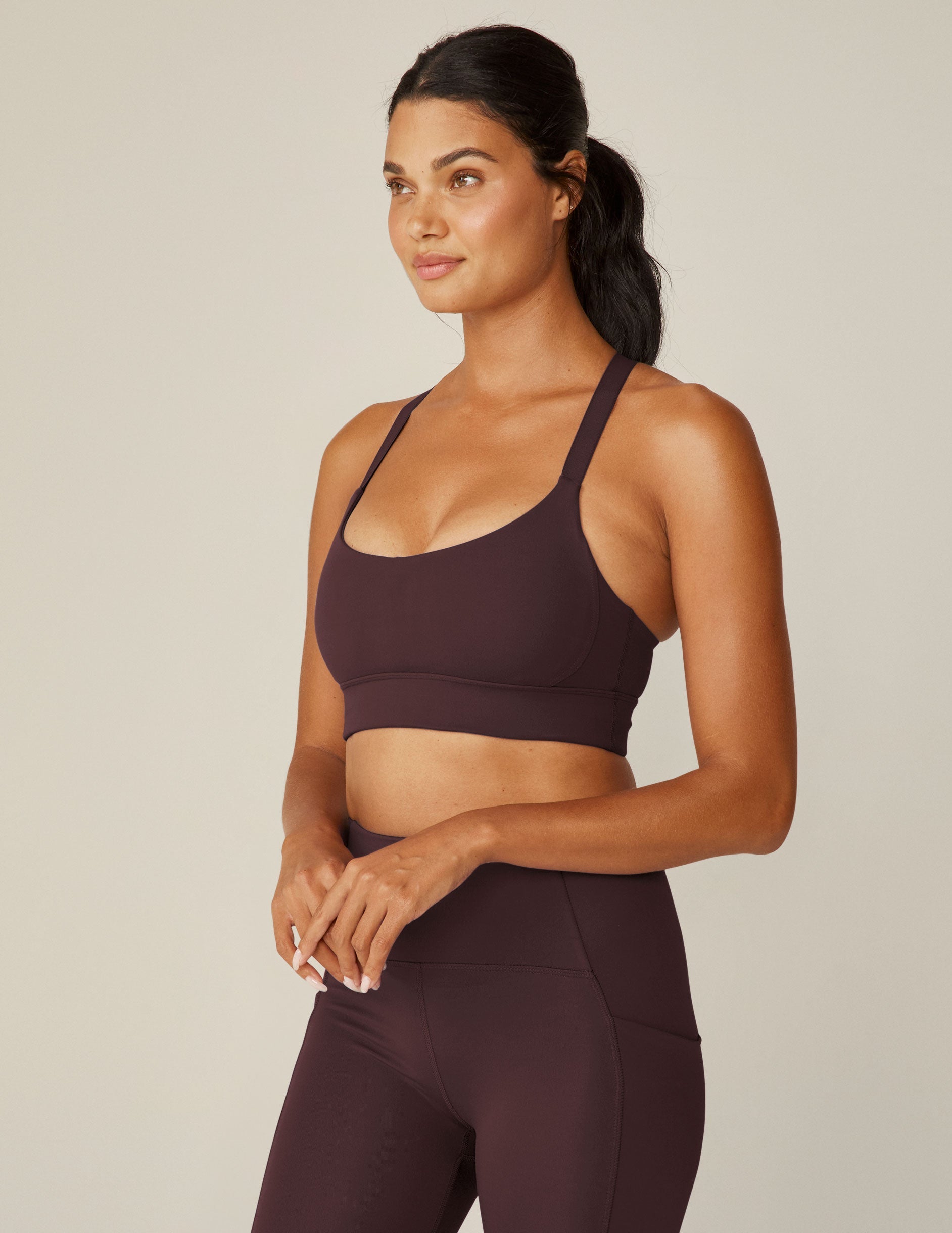POWERBEYOND™ Strive Long Line Racerback Bra, Sculpting Active Support Top