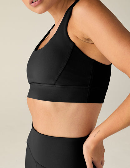 Ultimate Support Power Mesh Crossover Back Sports Bra for Women