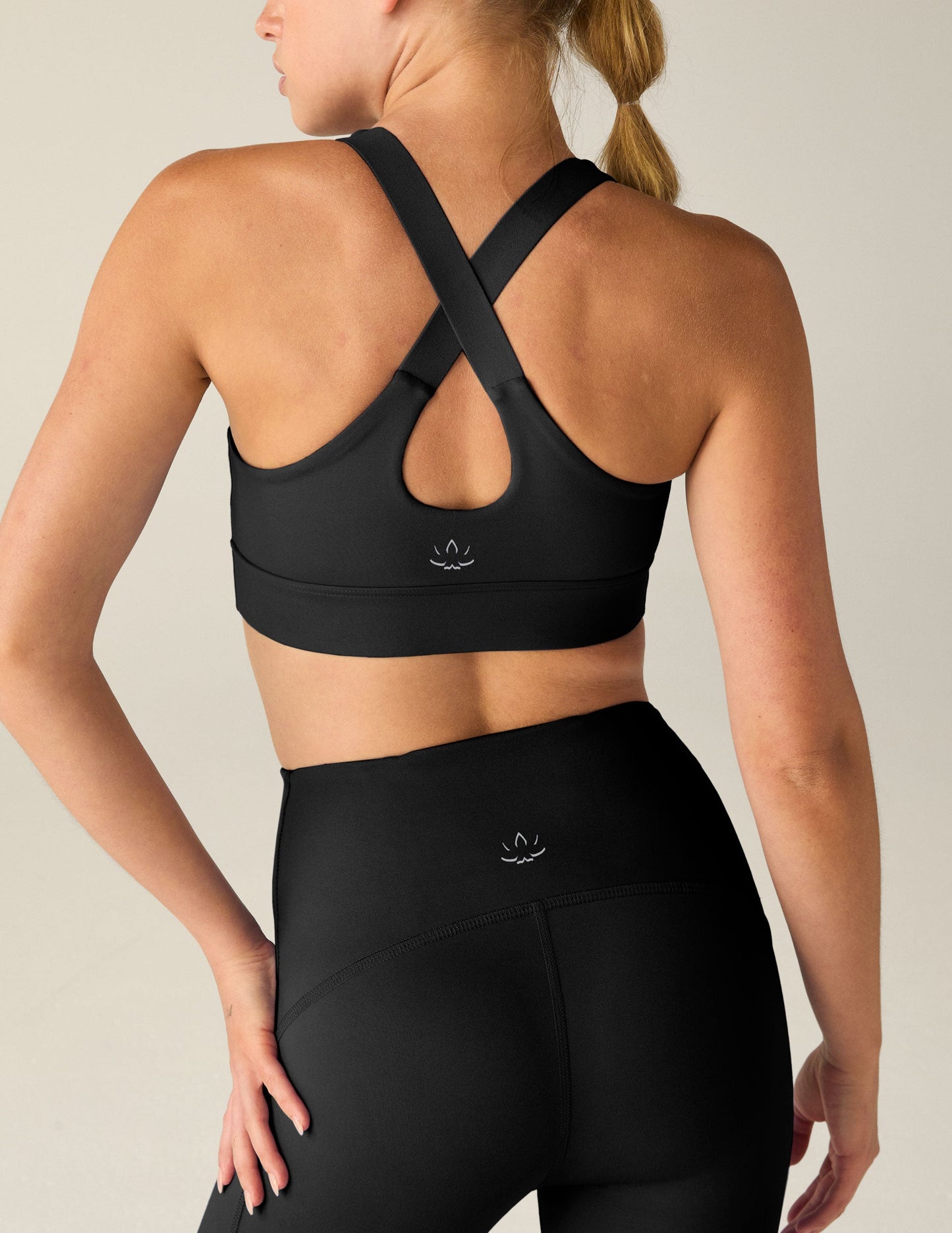Ultimate Support Power Mesh Crossover Back Sports Bra for Women