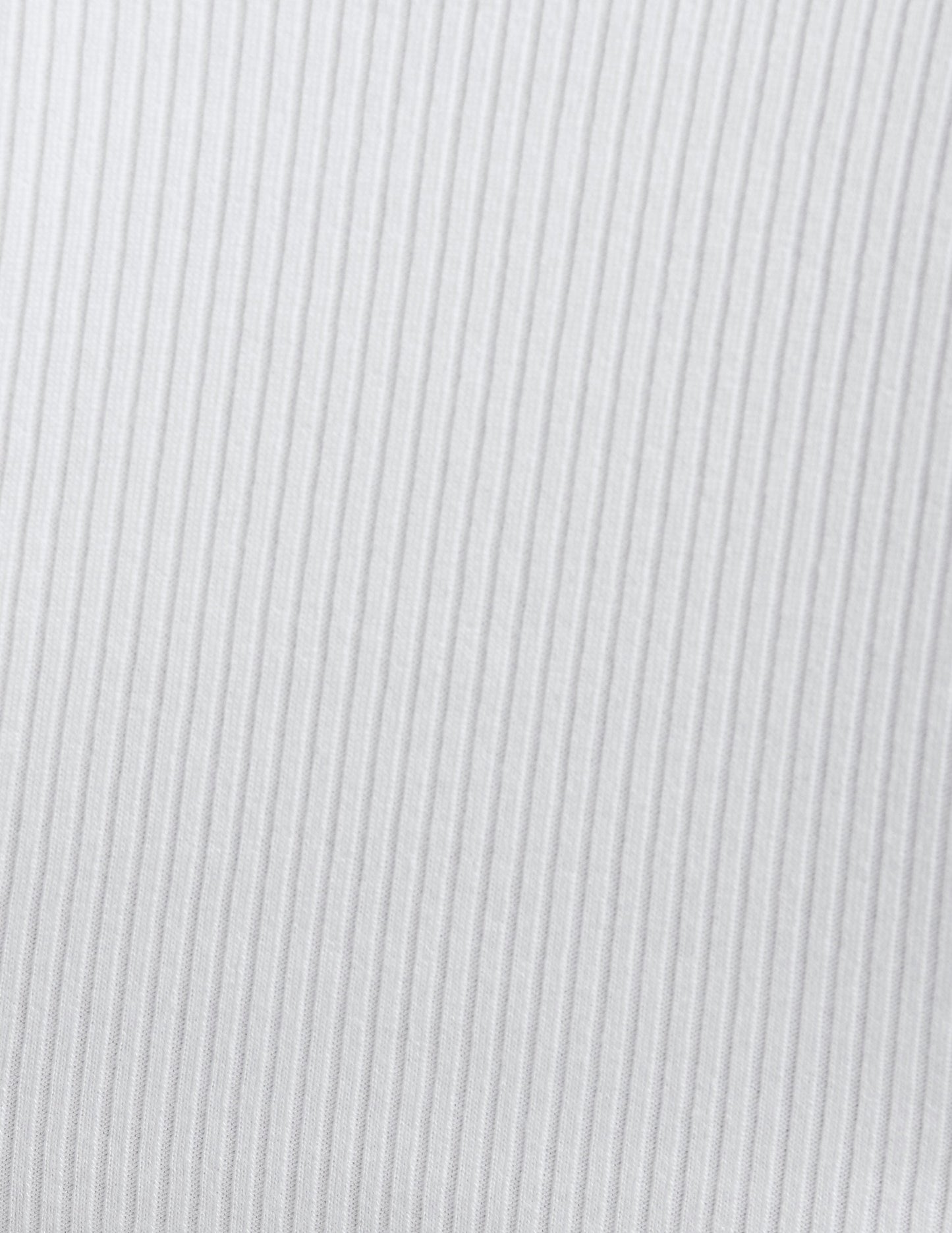 Women's High Neck Ribbed Cropped Tee - Soft Fitted Silhouette