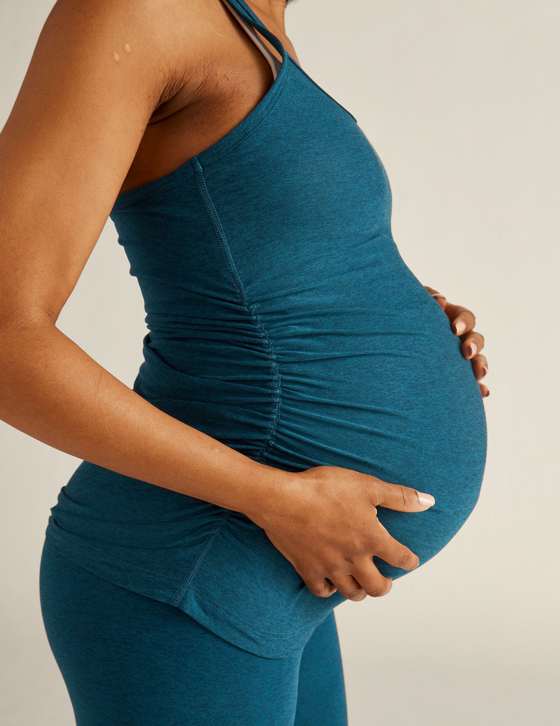 Featherweight Soft Spacedye Racerback Maternity Tank Top for Pregnancy & Beyond