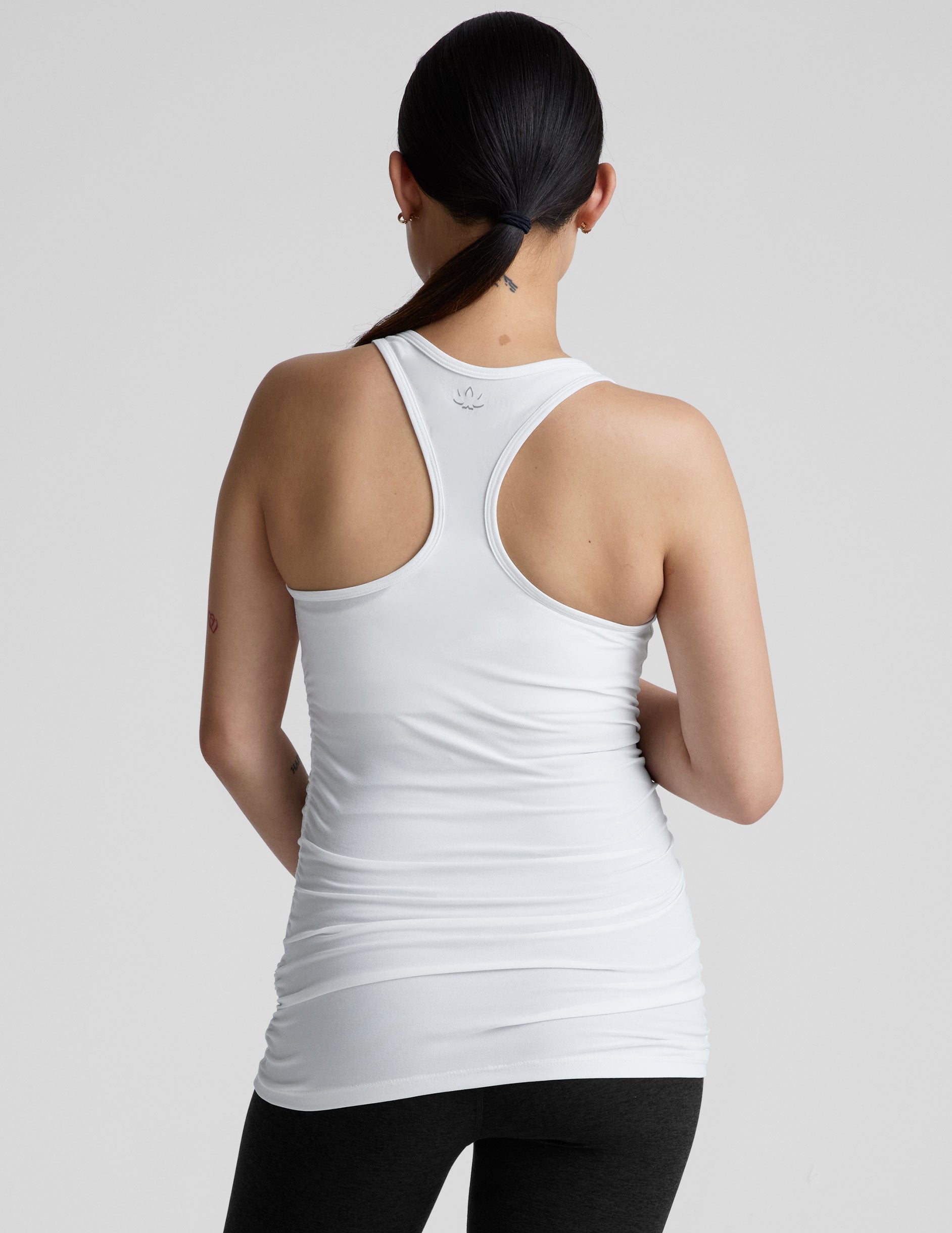 Lightweight Featherweight Racerback Maternity Tank for Active Pregnancy Comfort