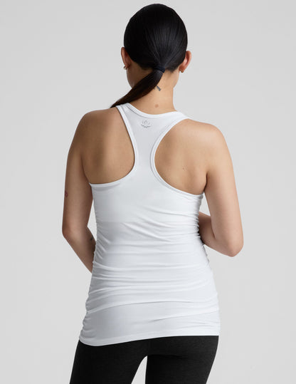 Lightweight Featherweight Racerback Maternity Tank for Active Pregnancy Comfort