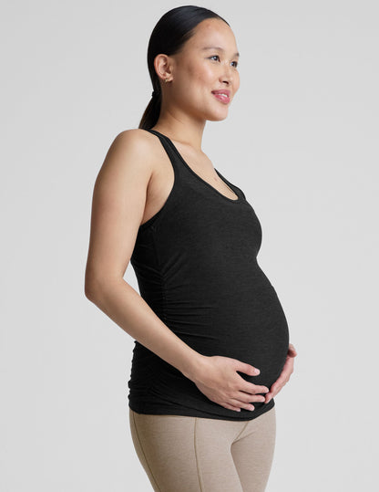Featherweight Spacedye Maternity Racerback Tank: Ultimate Comfort & Stretch for Pregnancy