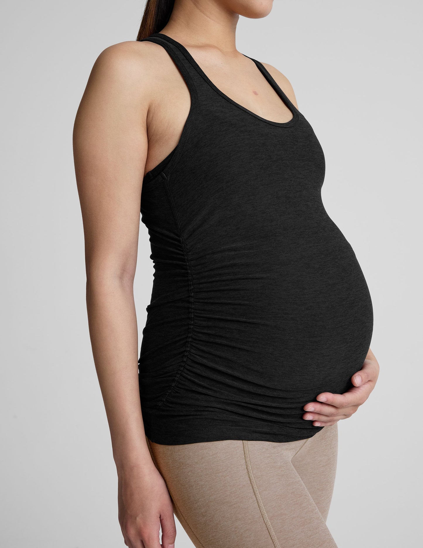 Featherweight Spacedye Maternity Racerback Tank: Ultimate Comfort & Stretch for Pregnancy
