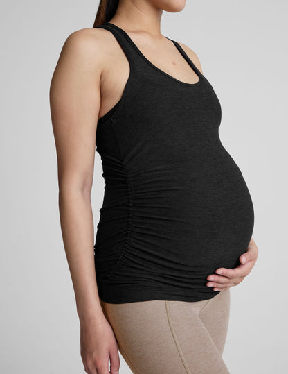 Featherweight Spacedye Maternity Racerback Tank: Ultimate Comfort & Stretch for Pregnancy