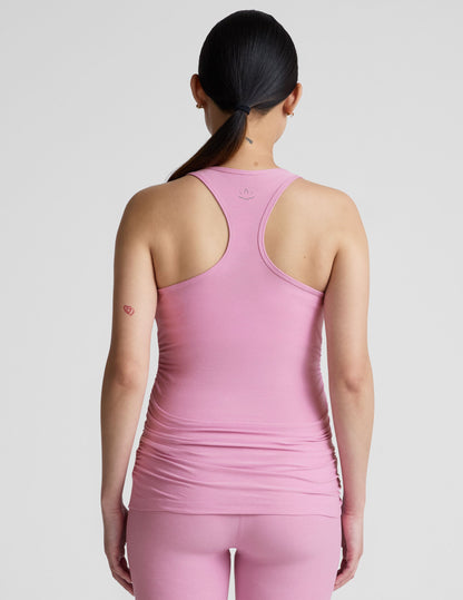 Featherweight Soft Racerback Maternity Tank Top: Comfortable Support for Growing Bumps