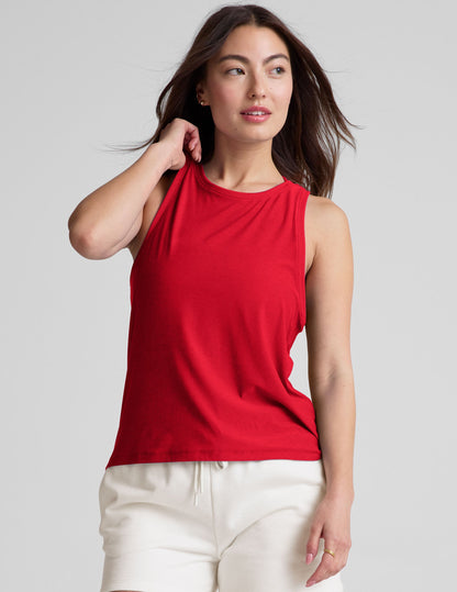 Featherweight Rebalance Tank: Lightweight, Relaxed Fit, High Neck, Versatile Activewear