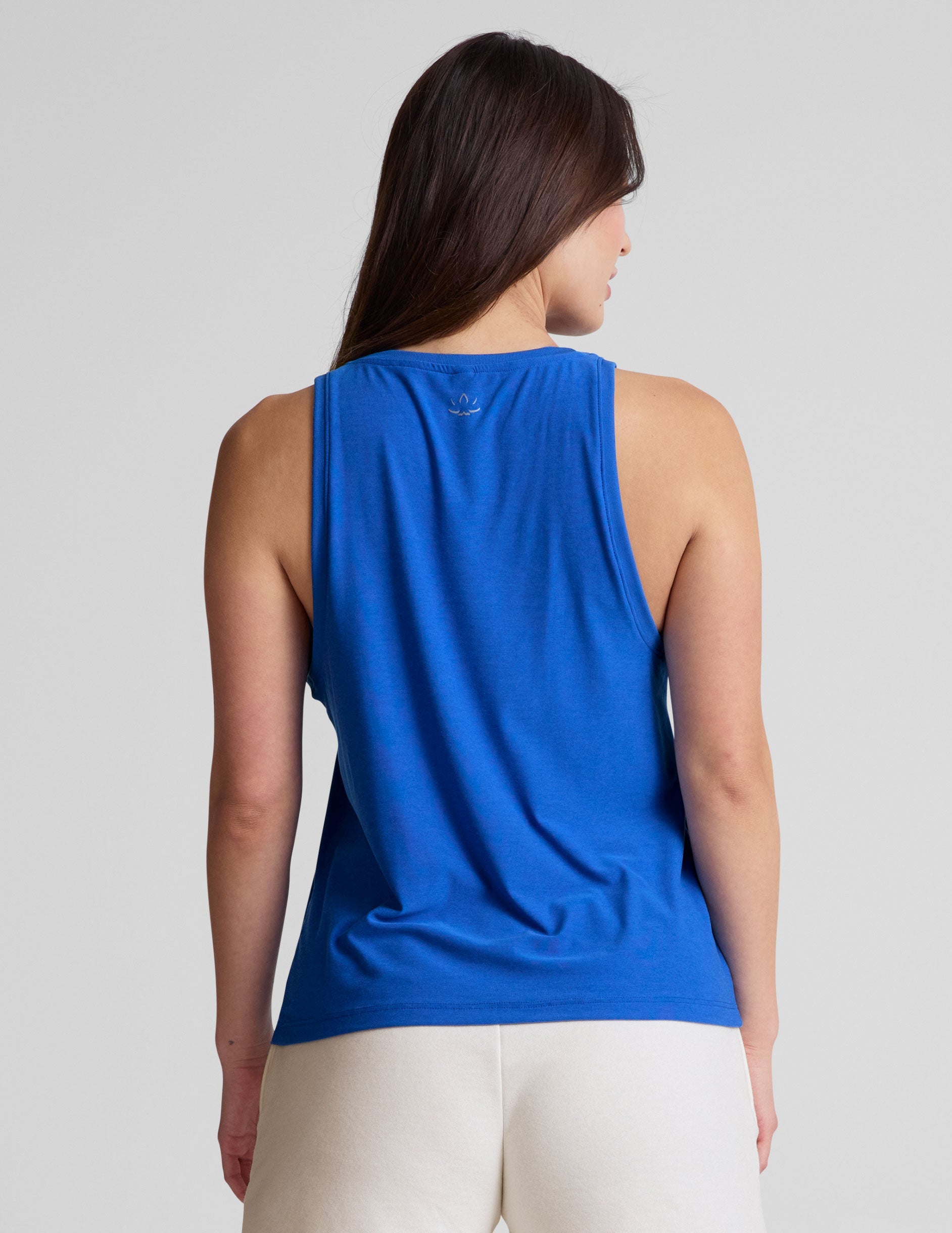 Featherweight Rebalance Tank: Relaxed Fit, Scoop Neck, High Hip Length Top