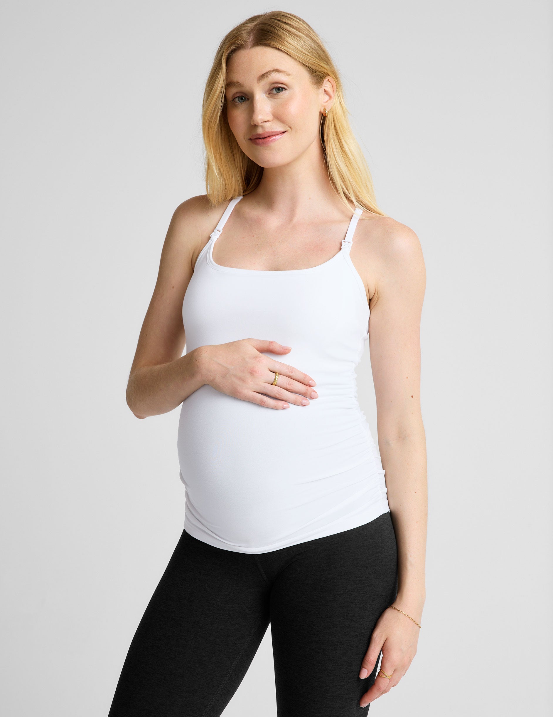 Featherweight Clip-and-Cuddle Maternity Tank: Ultra-Soft, Breathable, Easy Nursing Comfort