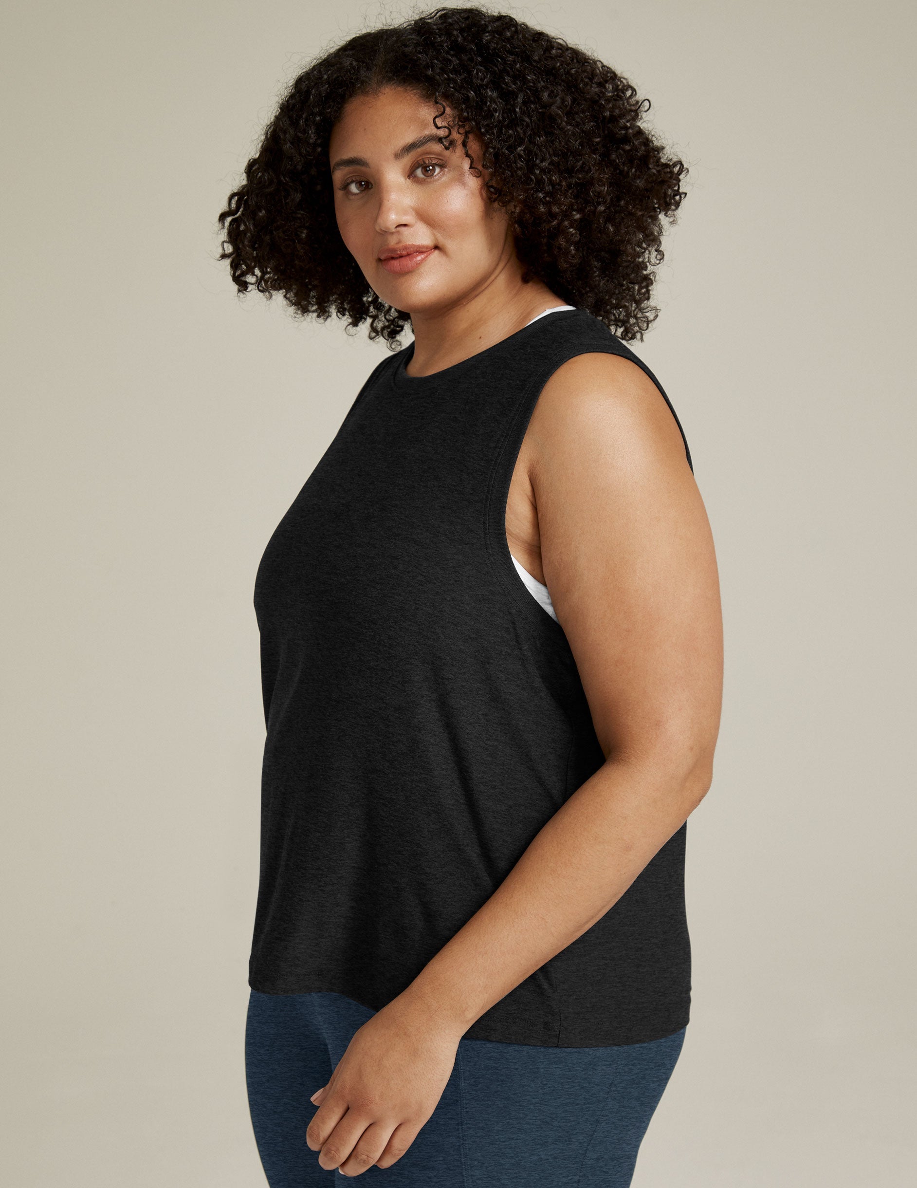Lightweight Featherweight Rebalance Tank Top: Relaxed Fit, Breathable Performance Apparel