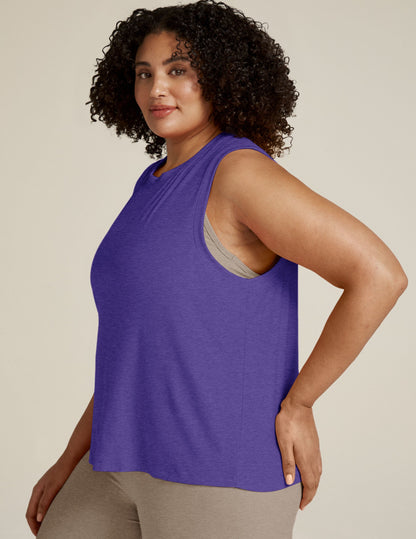 Featherweight Soft Performance Workout Tank Top for Women - Ultra Violet Heather