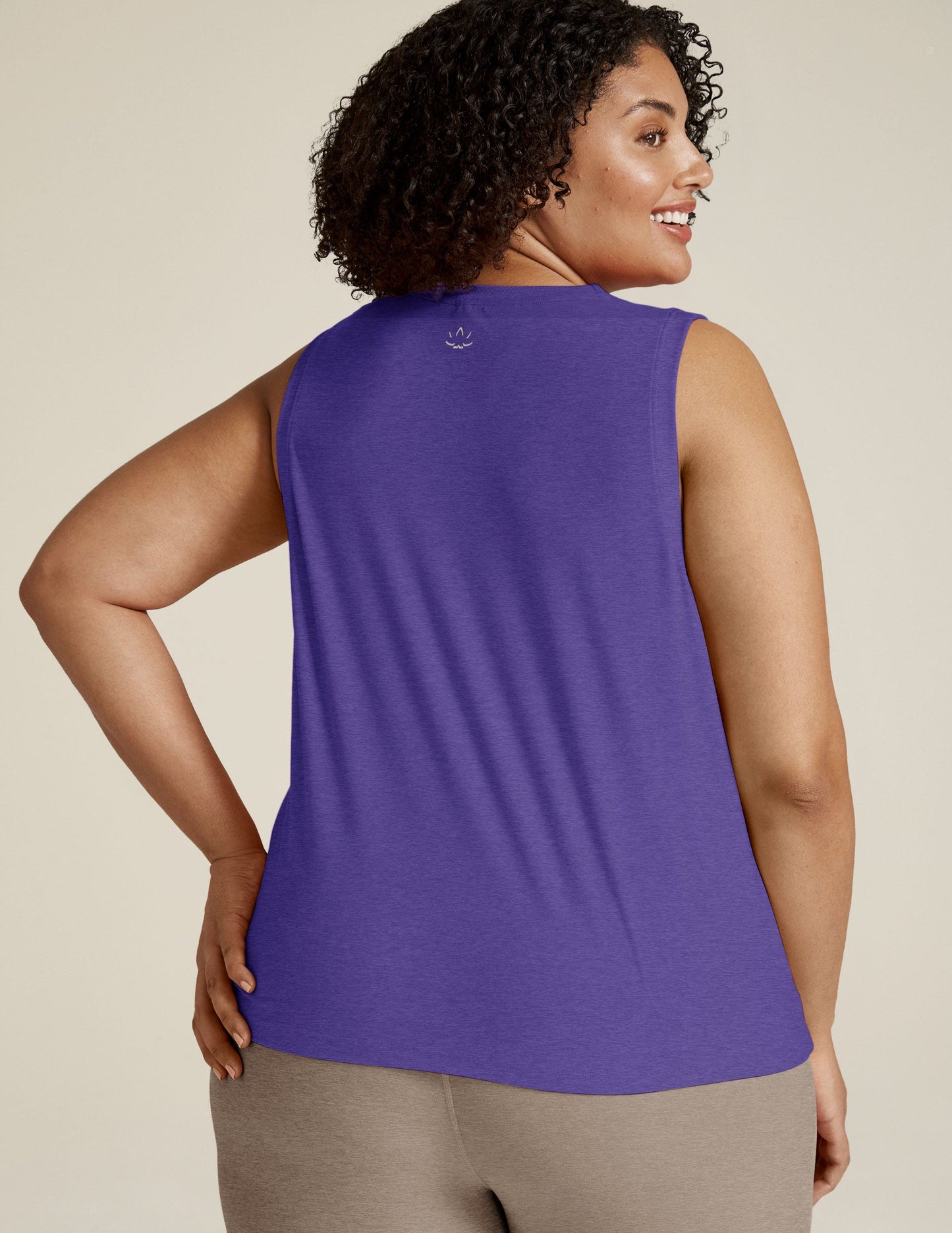 Featherweight Soft Performance Workout Tank Top for Women - Ultra Violet Heather