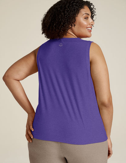 Featherweight Soft Performance Workout Tank Top for Women - Ultra Violet Heather